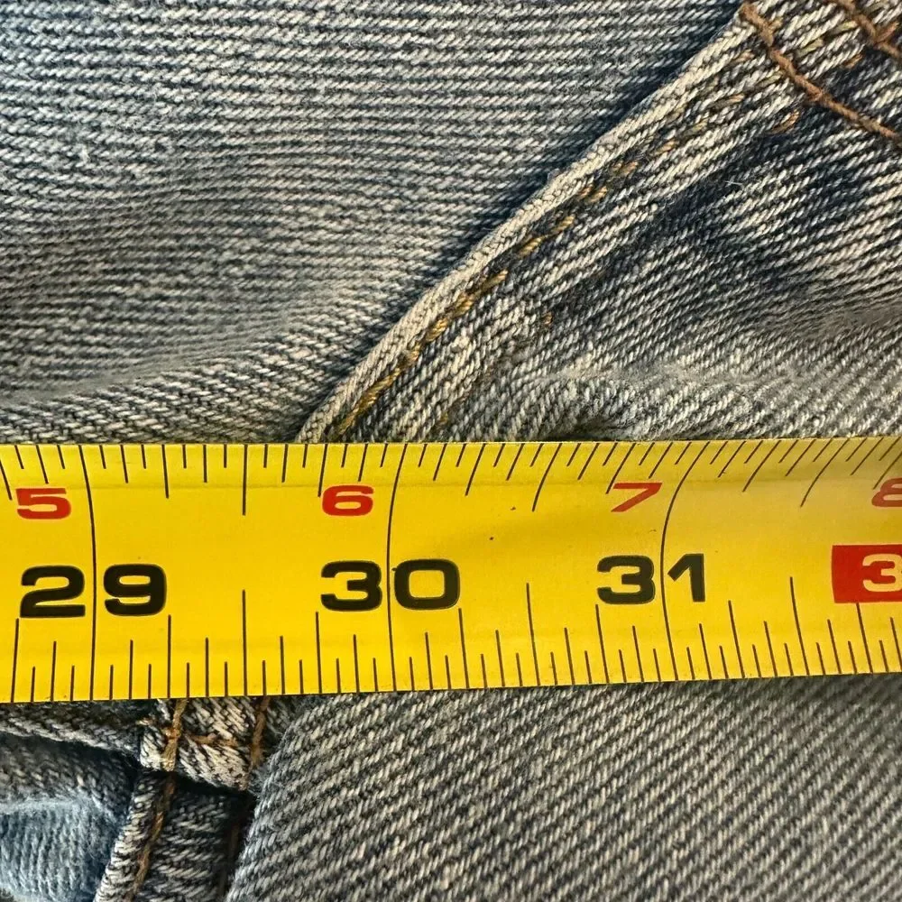 Levis 550 Jeans Men's 42x30 Blue‎ Denim Distressed Relaxed Fit Mid-Rise Outdoor